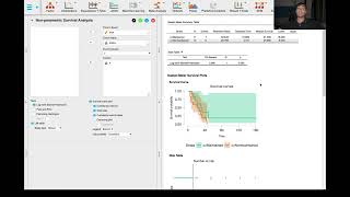 3 KaplanMeier Survival Analysis  Log rank test [upl. by Tacye]