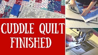 Experimenting with Jelly Rolls  A Cuddle Quilt  Finished [upl. by Ailama471]