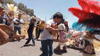 Danza de Concheros bajada del Divino Rostro y el Santo Madero Huixquilucan 2024 [upl. by Enilesoj]