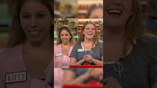 Kristina and Kitty are on FIRE 🔥 SupermarketSweep Shorts gameshows [upl. by Eldnik]