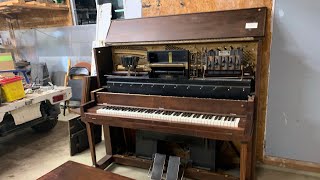 Player piano repairs part 1 or so [upl. by Broddie]