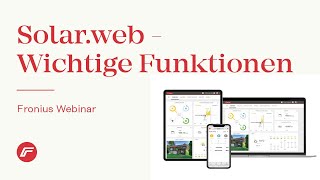 Webinar Solarweb  Wichtige Funktionen [upl. by Assel]