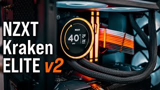 NZXT Kraken Elite v2 AIO  BOOSTED Looks amp Performance [upl. by Marty633]