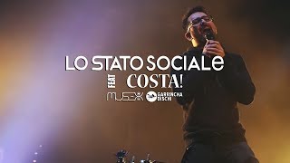 LO STATO SOCIALE feat COSTA  La felicità non è una truffa  live  Paladozza Bologna [upl. by Lidstone]