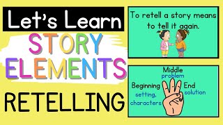 Comprehension Story Elements Retelling [upl. by Syd9]