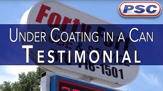 Undercoating in a Can Testimonial  Forty Fort Lube [upl. by Kimberley924]