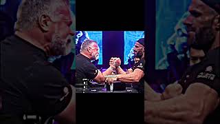 Rivalry of John Brzenk and Denis Cyplenkov 💣🙌 armwrestling deniscyplenkov johnbrzenk shorts [upl. by Jann]