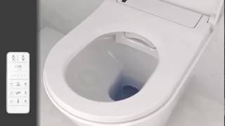 Bidet Toilet Operational Video  Japanese Smart Toilet and Bidet Combo  Purificare [upl. by Butte522]