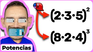 ✅ 👉 PRODUCTO de POTENCIAS con la misma y diferente base explicado desde sus propiedades R2526 [upl. by Oicram83]