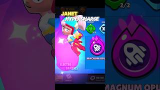 NEW JANET HYPERCHARGE IS OP  SNEAK PEEK shorts brawlstars [upl. by Alahc26]