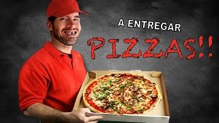 GERMAN EL REPARTIDOR DE PIZZAS  Pizza Delivery  JuegaGerman [upl. by Acacia748]