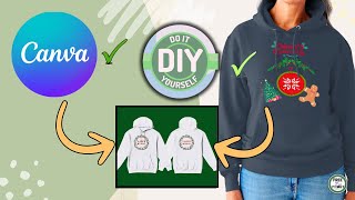 Create DIY Clothing in CANVA  Best HOLIDAY Gift🎄 [upl. by Elleval]