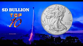 TOP 10 Bullion Products  Silver Eagle Coins  SD Bullion [upl. by Nyllewell]