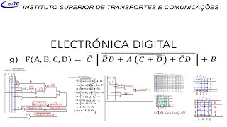 Exercício 1 Electrónica DigitalFormas Normais CanônicasSimplificação de Expressões Booleanas [upl. by Charline572]