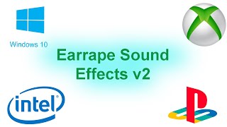 Earrape Sound Effects V2 more system startup sound effects [upl. by Derr]