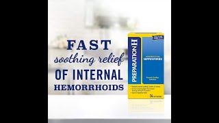 PREPARATION H Hemorrhoid Suppositories [upl. by Morse189]