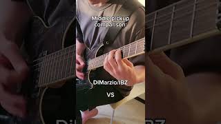 DiMarzioIBZ vs DiMarzio Area 58 dimarzio ibanez guitar guitargear guitarist [upl. by Daniella979]