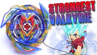 THE STRONGEST VALKYRIE EVER MADE BRAVE VALKYRIE  Beyblade Burst Superking Sparking ベイブレードバースト超王 [upl. by Ogirdor873]