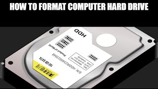 Format your HDD by backing up data accessing Disk Management Windows or Disk Utility [upl. by Silden]