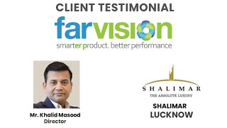 Farvision ERP  Real Estate CRM Software  Customer Reviews  Shalimar Corp [upl. by Tila48]