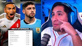 💰FANODRIC HABLA DEL PRECIO DE LAS ENTRADAS DEL PERU VS URUGUAY💰 [upl. by Eikcin]