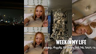 WEEK IN MY LIFE roadtrip shopping fall clothing haul hair braces etc [upl. by Kovacs]