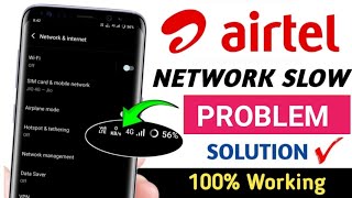 Airtel Network Problem  Airtel Network Blank Problem  Sim Card Not Showing  No Service Problem [upl. by Niko]