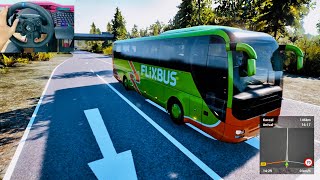 Fernbus Simulator Erfurt  Paderborn 200km Gamepay logitech g923 [upl. by Jae]