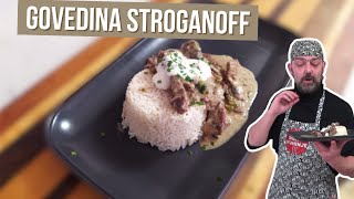 Stroganoff s rižom  ukusan i brz obrok za svaki dan [upl. by Aticilef]