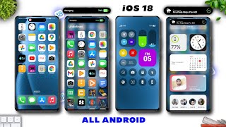 iOS 18 Best Launcher For Android  iOS 18 Beta download [upl. by Kassia]