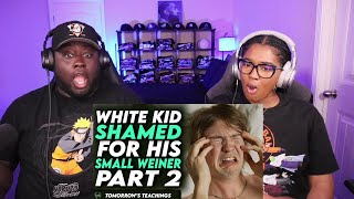 Kidd and Cee Reacts To White Kid Shamed For His Small Weiner PART 2 [upl. by Lertsek]