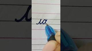 ia  How to write Cursive writing Small letter Connections  Cursive handwriting Practice [upl. by Egrog]