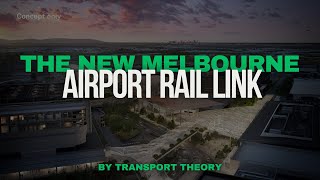 The New Melbourne Airport Rail  Victorias Big Build  Transport Theory [upl. by Tuorah]