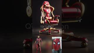 superheroes but gaming chair 😱🔥Marvel amp DCAll Characters marvel avengersshortsrobot [upl. by Plumbo]