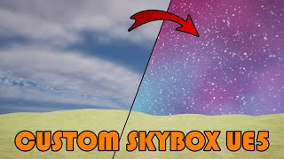 How To Create And Use A Custom Sky Sphere In Unreal Engine 5 Tutorial [upl. by Ahsirtal]