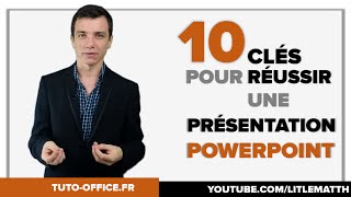 10 Clés pour Réussir une Présentation PowerPoint  Tuto Office [upl. by Nguyen]