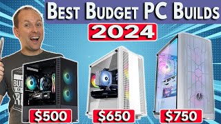 🔥 500  650  750 Gaming PC Builds 🔥 Best Budget PC Build 2024 [upl. by Helen]