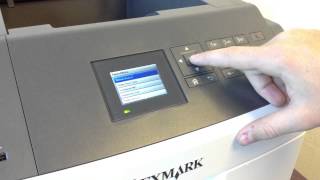 How to set your Lexmark MS811 series laser printer to print on labels [upl. by Baram]