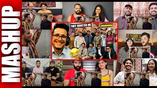 Getting Roasted by Indias Biggest Youtubers  Triggered Insaan  MULTI REACTION VIDEO MASHUP [upl. by Sherwood]