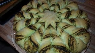 Pestobrot  Blumenbrot  Pestoblume  Sallys Welt [upl. by Rialcnis]