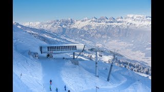 Bartholet Seilbahnen  6er Sesselbahn Pizol Schwammlift [upl. by Jorgan]