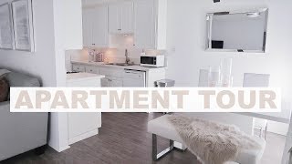 FURNISHED APARTMENT TOUR 2018  Marie Jay [upl. by Amikay]