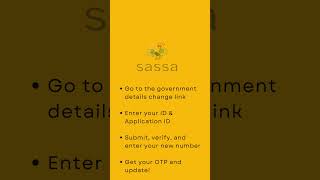 Lost Your SIM Update or Change Your SASSA Number Fast [upl. by Frasquito]