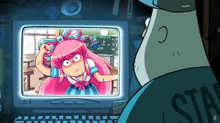 GIFfany Turns Yandere but She Uses Anime Language Flashing Lights On Text [upl. by Suedama]