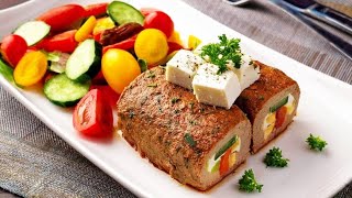 HACKBRATEN mit FETA  Low Carb [upl. by Kasper]