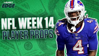 NFL Week 14 Player Props BEST BETS amp PICKS  The Early Edge [upl. by Copland372]