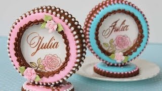 How to Make 3D Cookie Place Cards [upl. by Angele]