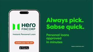 hero fincorp personal loan apply 2024  hero fincorp loan kaise le  hero fincorp loan [upl. by Kronick915]