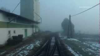 Gmundner Bahn  Führerstandsmitfahrt  SteyrermühlLambach Fahrt im Nebel [upl. by Uv92]