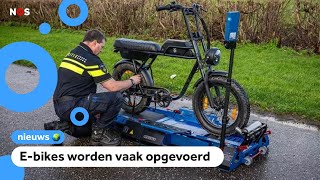 Politie kan nu ook controleren of fatbikes te hard gaan [upl. by Karsten]